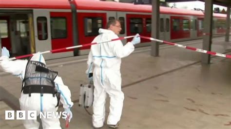 Fatal Knife Attack At Train Station In Grafing Germany Bbc News