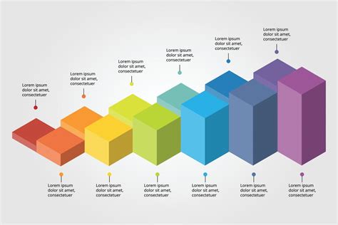 Square Chart Of 12 Month Timeline Template For Infographic For