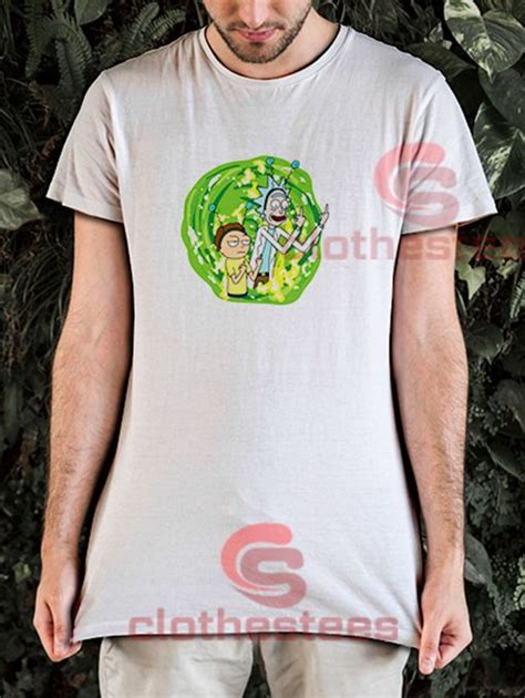 Rick And Morty Middle Finger T Shirt Available Size S 3xl