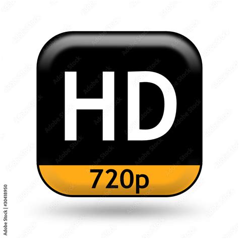 Icon 720p Stock Vector Adobe Stock