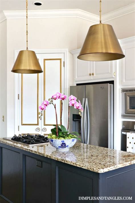 Brass Pendant Lights In The Kitchen Kitchen Island Lighting Pendant