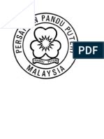 Vectorise logo, persatuan pandu puteri malaysia. HORMAT KEPANDUAN