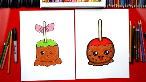 Https://techalive.net/draw/how To Draw A Candy Apple