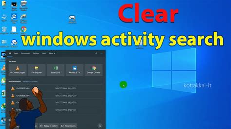 Windows Activity History Clear Youtube
