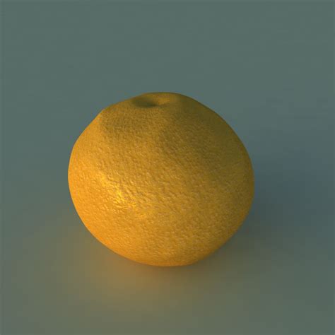 Orange Fruit 3d Model