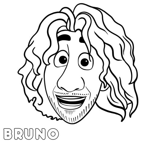 Bruno From Encanto Coloring Page Download Print Or Color Online For Free