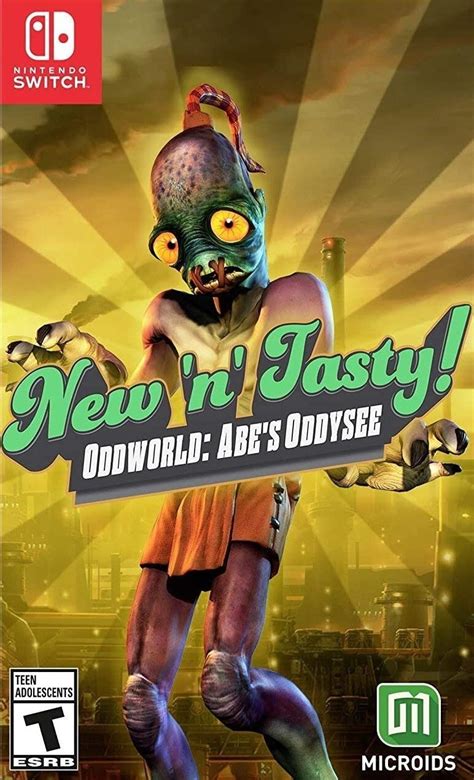 Oddworld Abes Oddysee New N Tasty Alfs Escape Box Shot For Pc