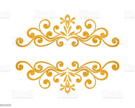 Elegant Luxury Vintage Gold Floral Border Stock Vector Art And More