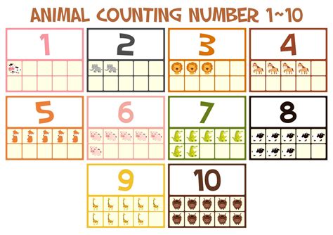 Counting Numbers Printable Numbers Teaching Materials Addition And