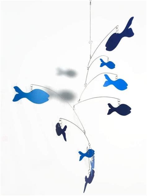Fish Mobile Art By Skysetter Designs Wescover Wall Hangings