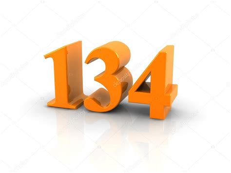 Number 134 Stock Photo By ©elenven 68646553