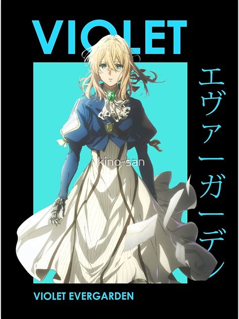 Violet Evergarden Anime Poster For Sale By Kino San Redbubble