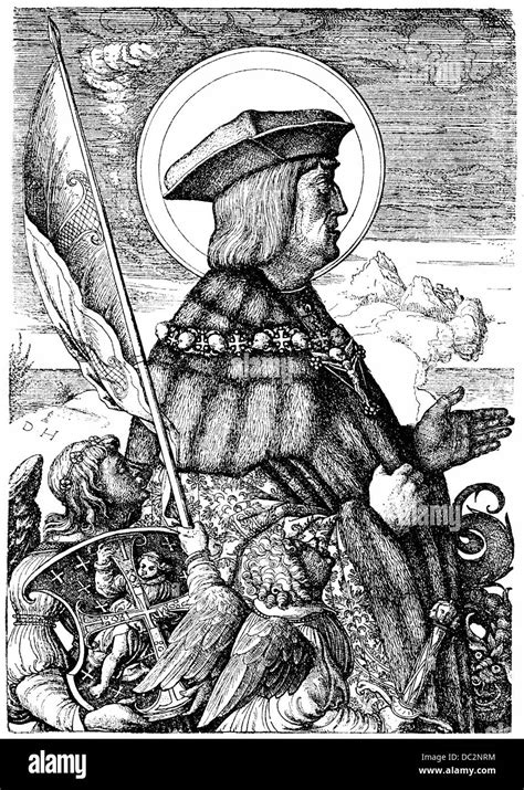 Portrait Of Maximilian I Of Habsburg 1459 1519 German King And
