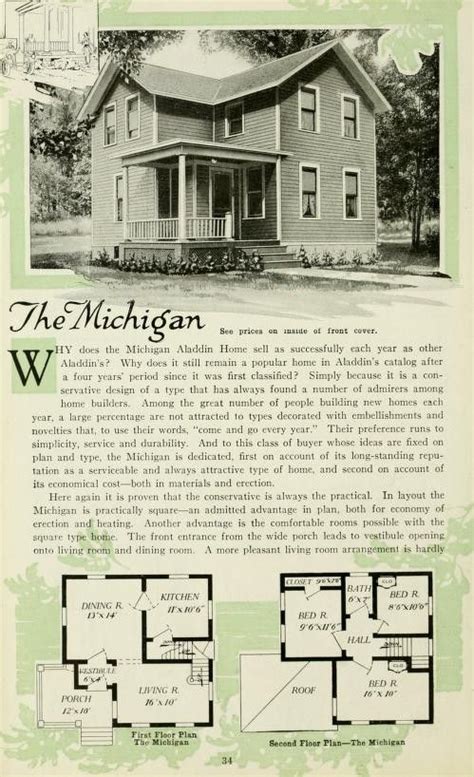 The aladdin 1916 catalog reflects the desire of americans for a comfortable affordable home in addition to the house plans listed, the 1916 catalog includes plans for tiny summer cottages, optional. Pin on Aladdin Homes - 1919