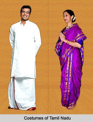 Traditional Dress Of Tamil Nadu With Pictures For Men Women India