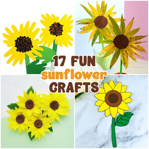 17 Fun Sunflower Crafts For Kids