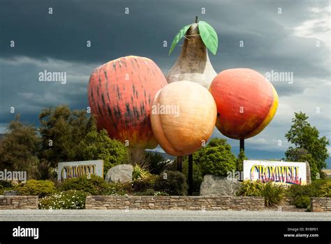The Iconic Colourful Giant Fruit A Symbol Of Cromwell Otago New