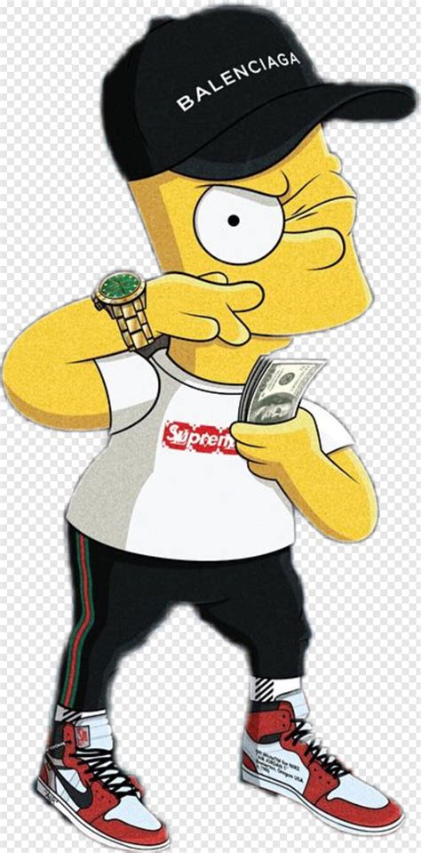 Report Icon Homer Simpson Bart Simpson Supreme Logo Supreme Marge