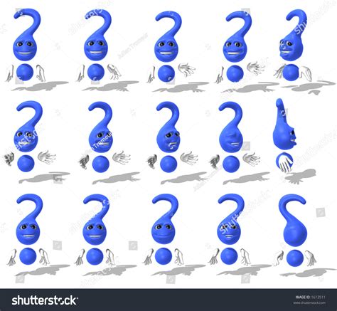 D Question Mark Characters Stock Photo Shutterstock