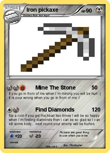 Pokémon Iron Pickaxe Mine The Stone My Pokemon Card