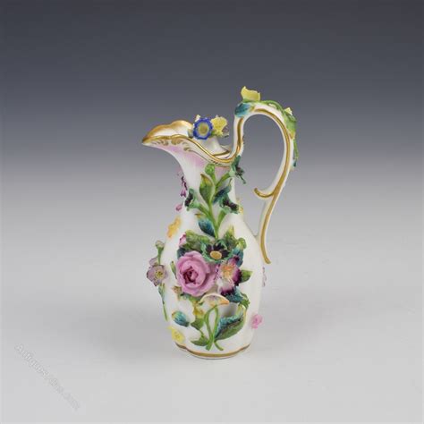 Antiques Atlas Minton Porcelain Flower Encrusted Scent Bottle