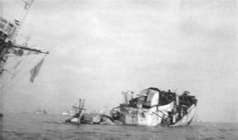 Royal Canadian Navy Hms Swift Sinks After Being Mined June 24 1944