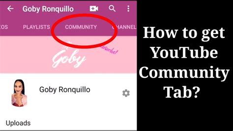 How To Get Community Tab On Youtube Easy Way To Enable Community Tab