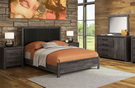 Shop wayfair for all the best queen rustic bedroom sets. Driftwood 5-Piece Queen Bedroom Set - Rustic Brown | Leon's