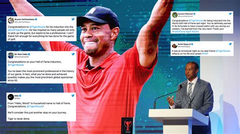 Social Media Reacts To Tiger Woods Hall Of Fame Induction Golf Monthly