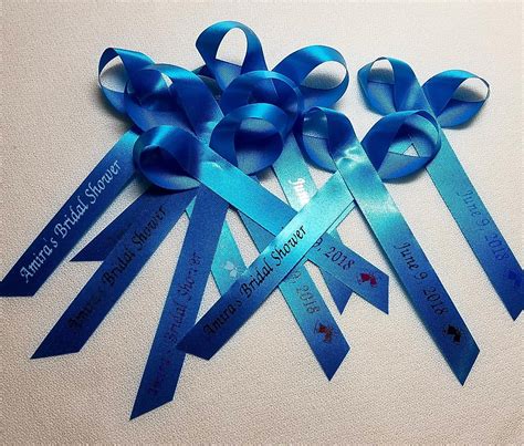 Personalized Wedding Ribbons Bridal Shower Or Anniversary Etsy