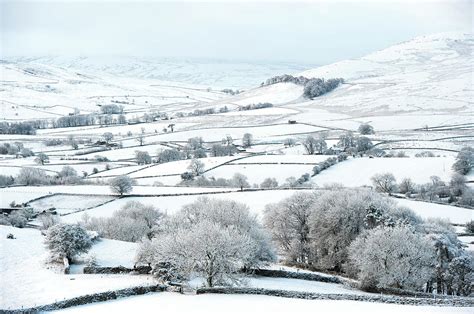 Peaceful Snow Scene In The Howgills Photograph By Wayne