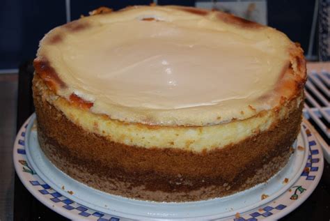 The pan will protect it from getting bumped in the refrigerator. Lemon Cheesecake with Sour Cream Topping- A Mom's ...
