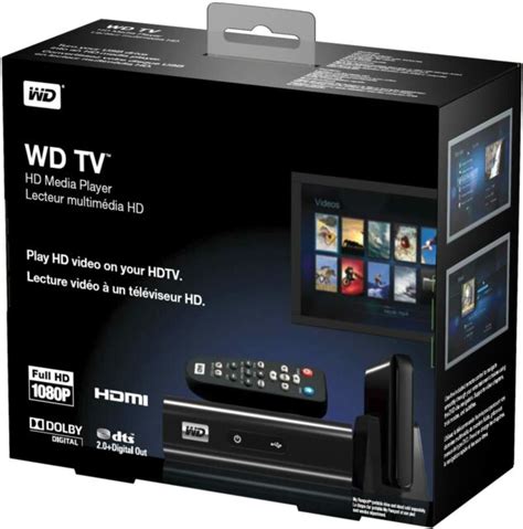 Newsealed Western Digital 1080p Wd Tv Hd Media Player Wdbabf0000nbk