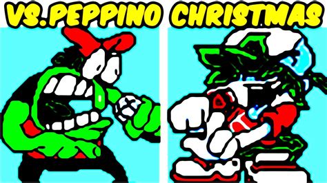 Fnf Vs Peppino Christmas Build Will You Be A Sainte Or A Grinch Fnf