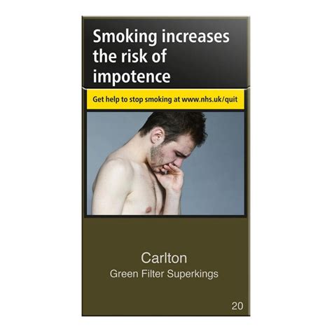 Carlton Green Filter Superkings Cigarettes 20 Pack Buy Online Bull