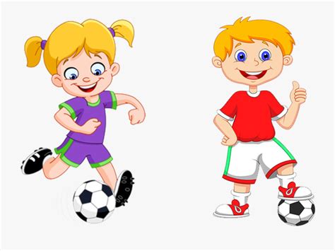 Winstanley Community Primary School Girl Playing Soccer Clipart