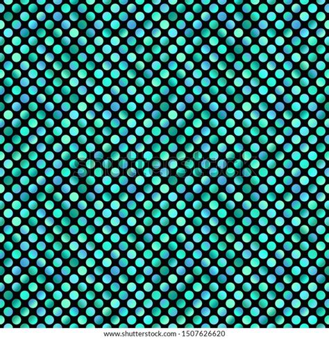 Seamless Geometrical Gradient Dot Pattern Background Stock Vector