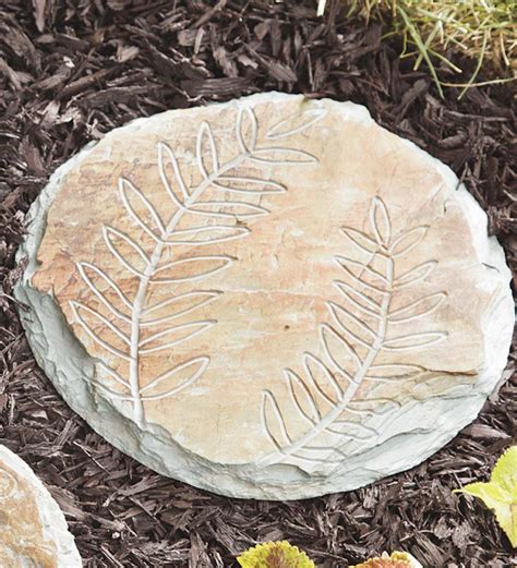Etched Slate Garden Stepping Stone Butterfly Plowhearth