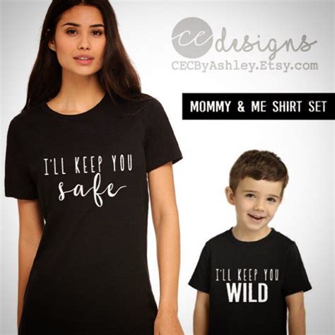 Mommy And Me Mom And Son Shirt Set Of 2 Shirts Matching Etsy