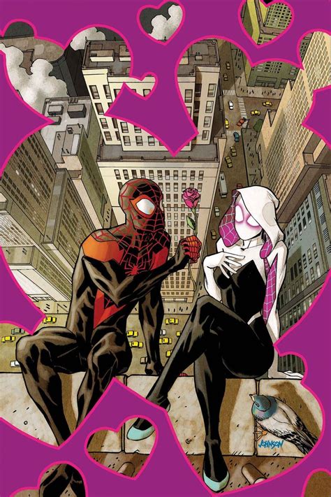 Spider Gwen And Miles Morales S Mutual Spidey Crush Is Now Canon Inverse Marvel Spider Gwen