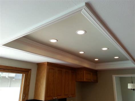 Custom Recessed Lights Replace The Old Fluorescent Light Bright