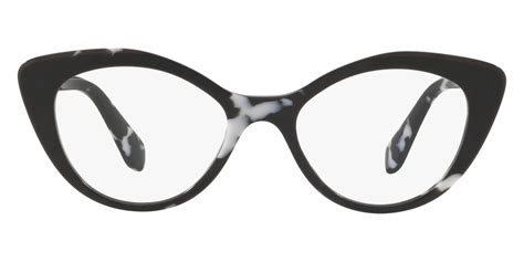 miu miu™ core collection mu 01rv cat eye eyeglasses