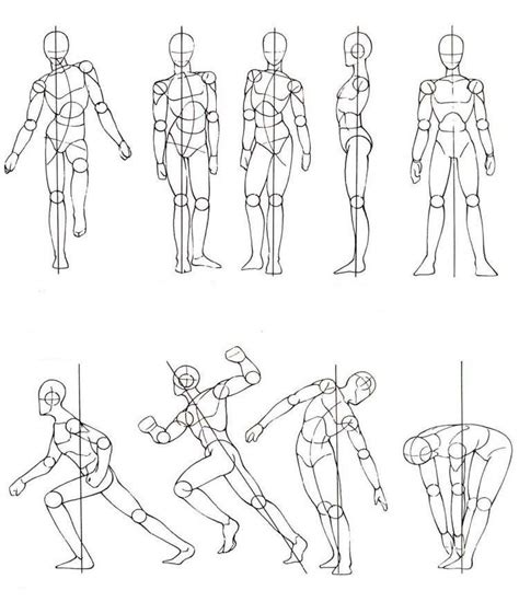 base gráfica bocetos figura humana en movimiento imagenes de bocetos