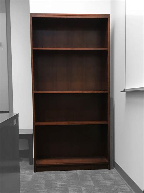 Bookshelves & bookcases that's a lot of books you have, is what you keep hearing. Pre-Own Dark Cherry Bookcase Orlando Files Storage at ...