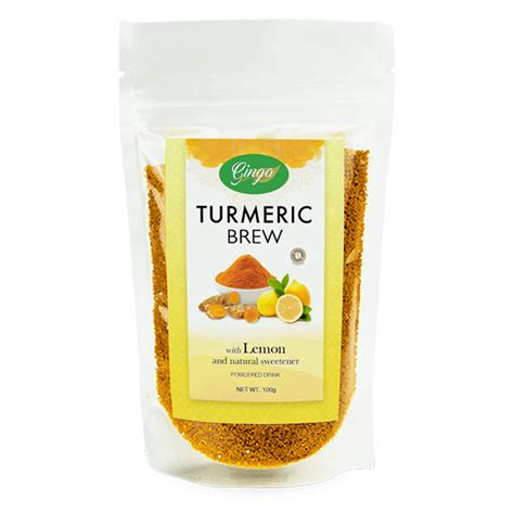 Ginga Turmeric Brew With Lemon 100g Citimart