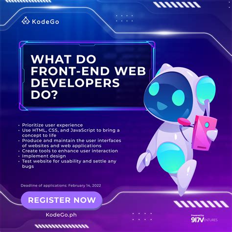 KodeGo on Twitter: "Front-End developers handle a handful of
