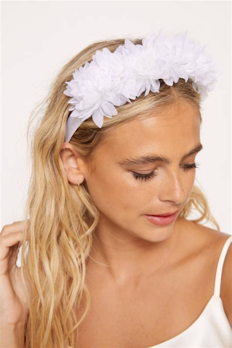 Embellished Flower Headband Nasty Gal