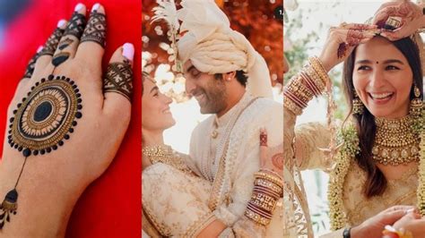 Newly Married Couple Ranbir Kapoor And Alia Bhatt Mehndi Alia Bhatt