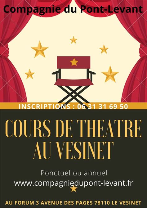 Cours De Théâtre Au Vésinet Et Paris Compagnie Du Pont Levant