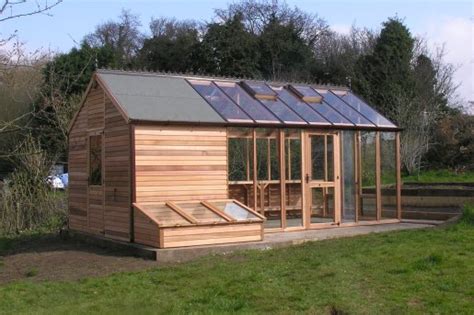 Shed Combo Greenhouses Built In Western Red Cedar Shingle Rubber Or